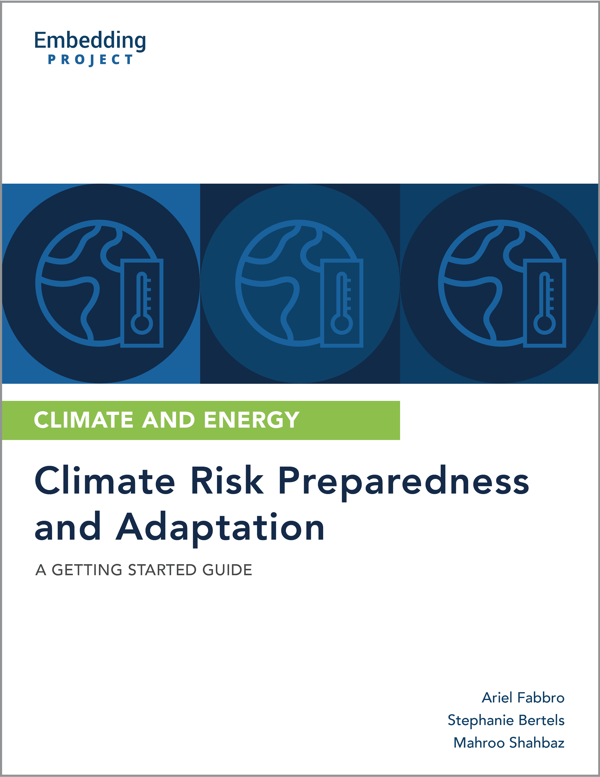 Climate risk adaptation guide cover