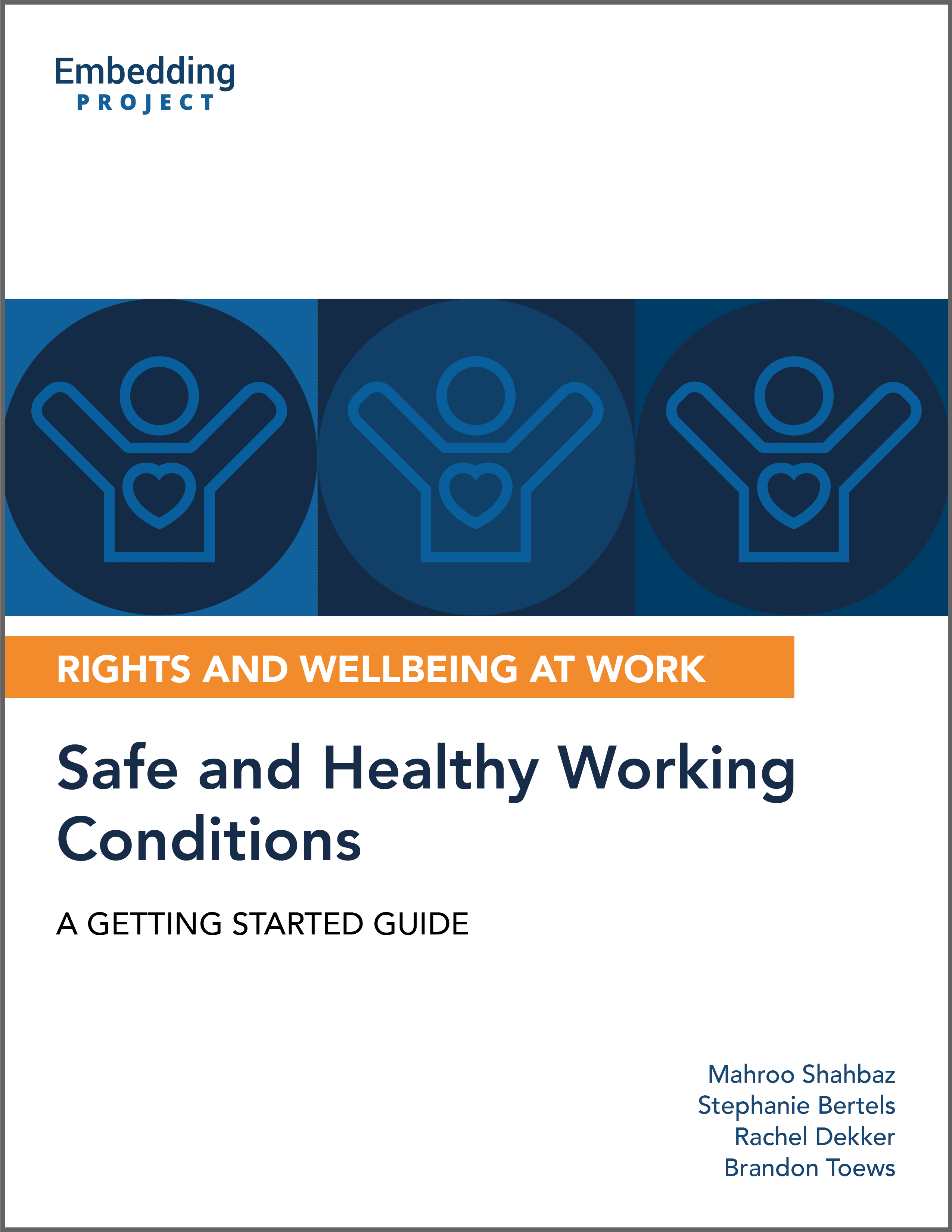Safe and healthy working conditions cover