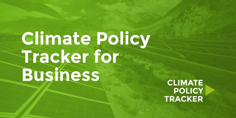 climate policy tracker