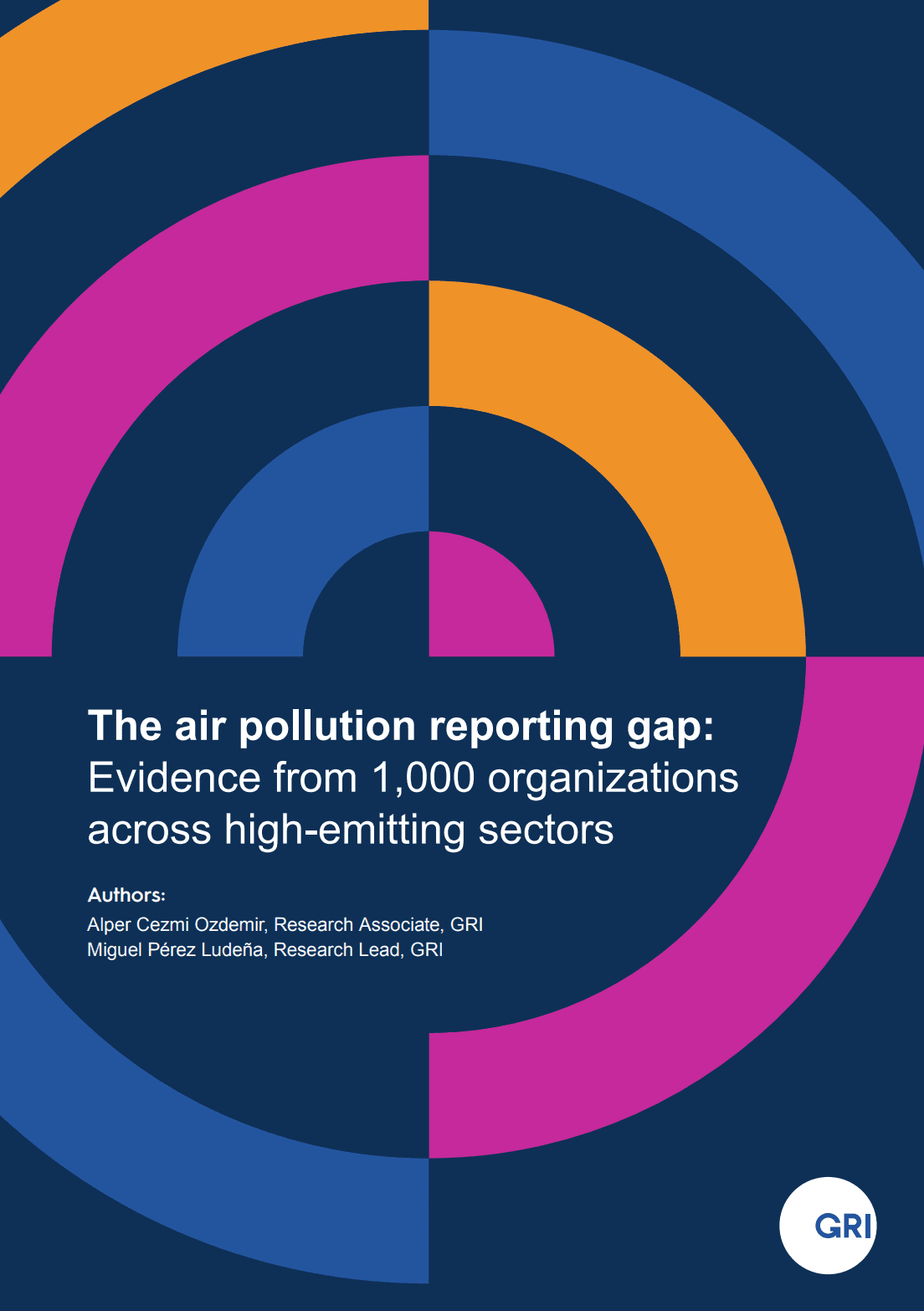 The air pollution reporting gap: Evidence from 1,000 organizations across high-emitting sectors cover