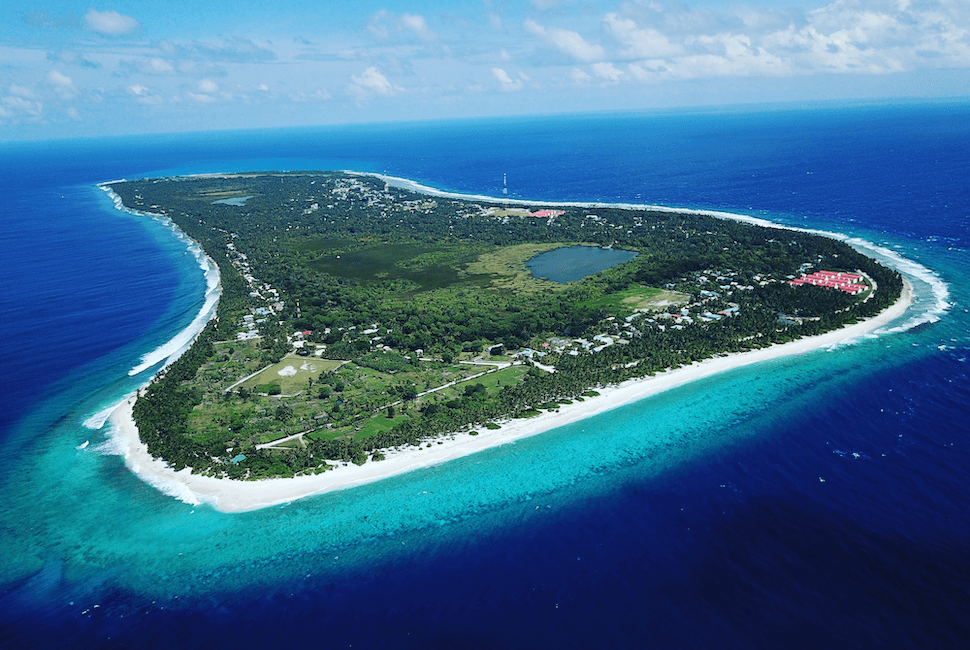 island from above